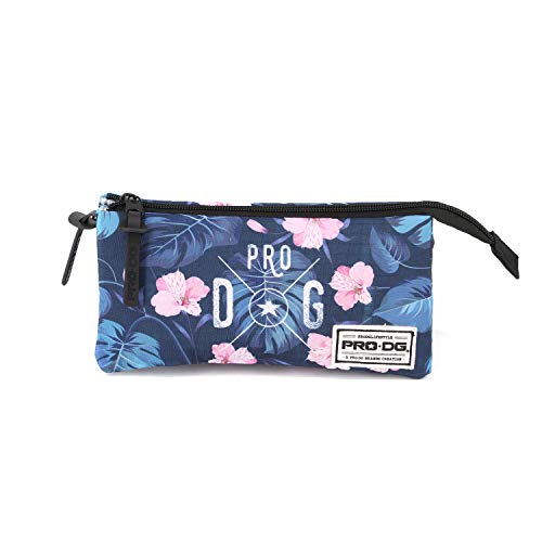 PRODG Tropic Blue-Dreifach HS Federmäppchen Estuche, Multicolor, 24 Centimeters