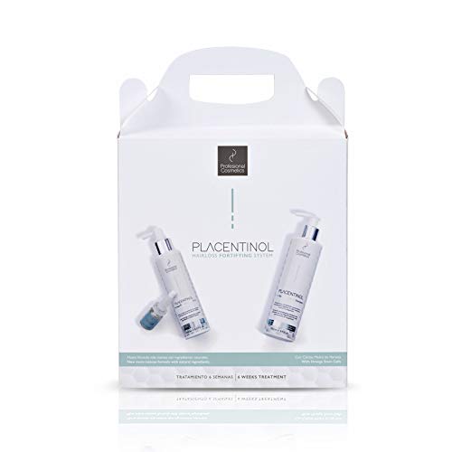 Profesional Cosmetics Placentinol Active pack 6 semanas. Tratamiento crecepelos