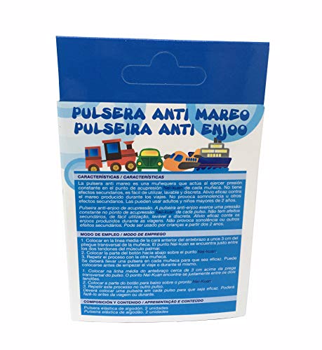 PULSERA ANTIMAREO INFANTIL / ADULTO - BLISTER 2 PULSERAS 