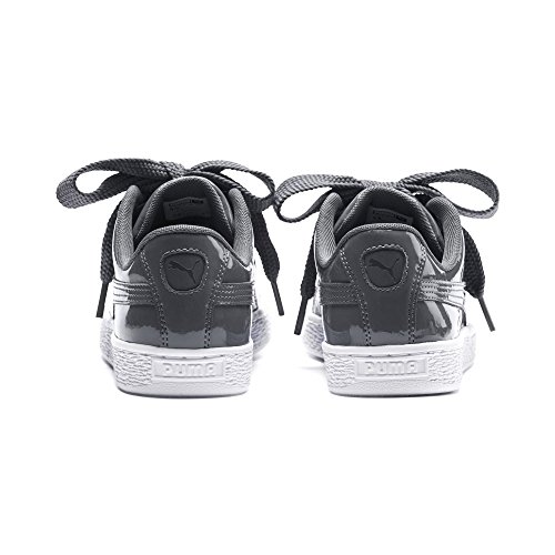 PUMA Basket Heart Patent WN'S, Zapatillas para Mujer, Gris (Iron Gate/Iron Gate), 36 EU