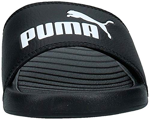 PUMA Popcat 20, Sandalias deslizantes Unisex Adulto, Negro Black White, 42 EU