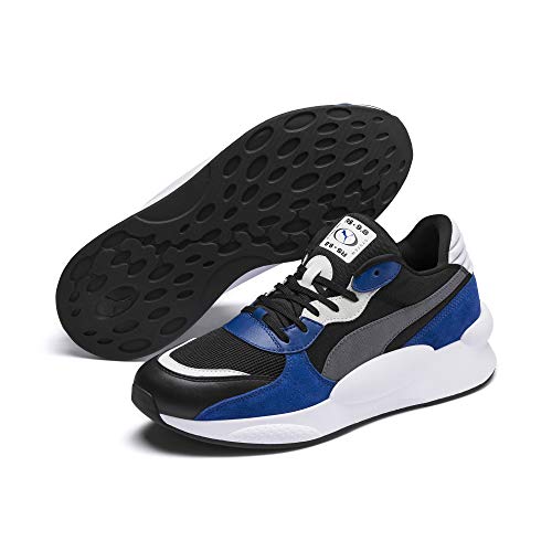 PUMA RS 9.8 Space, Zapatillas Unisex Adulto, Black-Galaxy Blue, 43 EU