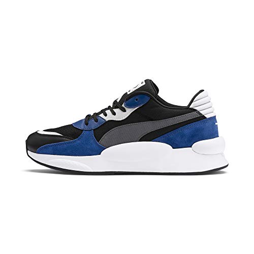 PUMA RS 9.8 Space, Zapatillas Unisex Adulto, Black-Galaxy Blue, 43 EU