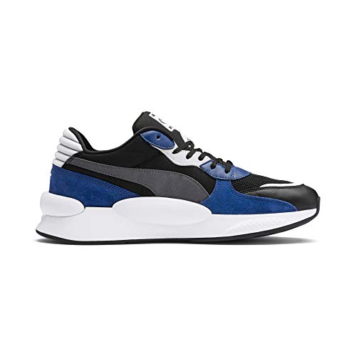 PUMA RS 9.8 Space, Zapatillas Unisex Adulto, Black-Galaxy Blue, 43 EU