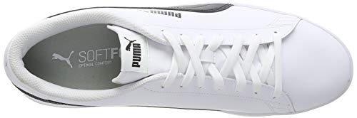 PUMA Smash V2 L, Zapatillas Unisex Adulto, Blanco White Black, 41 EU