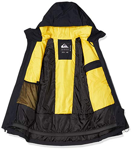 Quiksilver In The Hood-Chaqueta para Nieve para Chicos 8-16, Niños, Black, 12/L