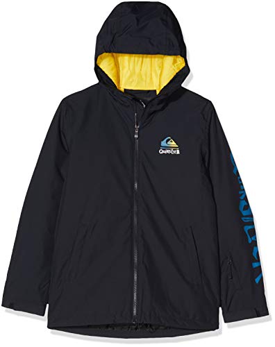 Quiksilver In The Hood-Chaqueta para Nieve para Chicos 8-16, Niños, Black, 12/L