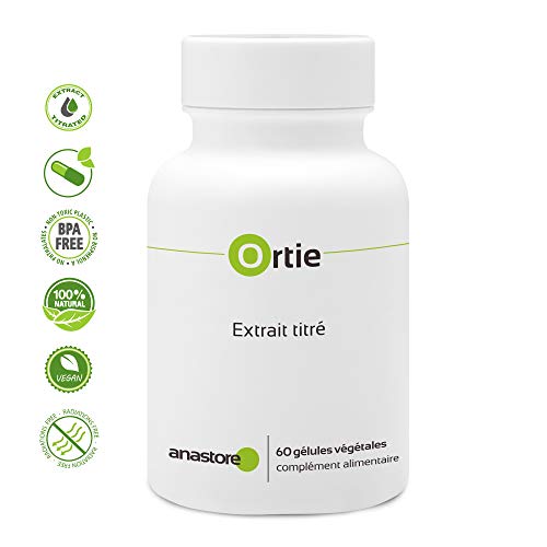 RAÍZ DE ORTIGA * 250 mg / 60 cápsulas * Extracto titulado al 0.8% en esteroles vegetales * Antiinflamatorios, Aparato urinario, Cardiovascular