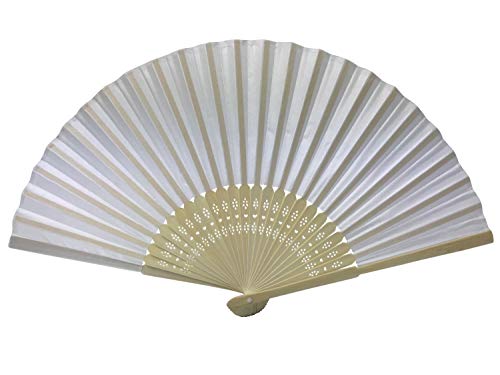 Rangebow Seda Mano Fans 10 Pieza Großhandel de Seda Tela Mano Fan Varillas de bambú, Bodas y Fiestas para