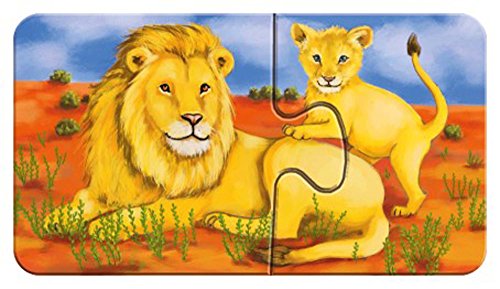 Ravensburger - Mi Primer Puzzle: Animales simpáticos, 2 Piezas (07331 3)