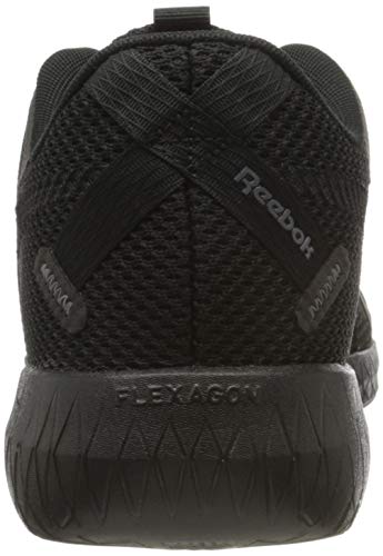 Reebok Flexagon For, Zapatilla De Correr para Hombre, Black/Trgry8/Cdgry6, 42.5 EU