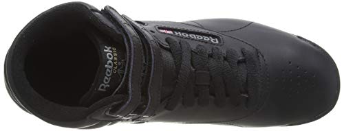 Reebok Freestyle Hi - Zapatillas de cuero para mujer, Negro (Black), 38 EU