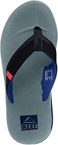 Reef Fanning Low, Chanclas para Hombre, Gris (Grey/Black/Red Gkr), 43 EU