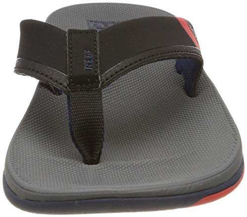 Reef Fanning Low, Chanclas para Hombre, Gris (Grey/Black/Red Gkr), 43 EU