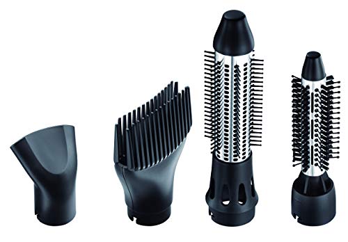 Remington Amaze Airstyler AS1220 - Kit Moldeador de Aire Caliente, Cerámica, 1200 W, Iónico, 5 en 1 Cepillos y Accesorios, Negro