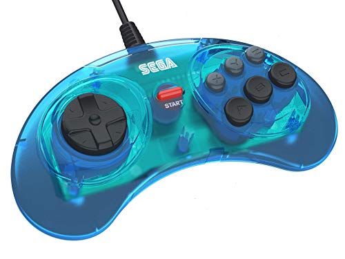 Retro-Bit Sega - MD Mini 6-B USB, Azul [Sega Megadrive 32X]