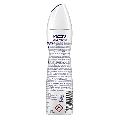 Rexona - Desodorante en spray Active Morning antitranspirante