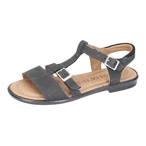 RICOSTA Niñas Sandalias de Vestir KALJA, Chica Sandalia con Tiras,Sandalias Romanas,Zapatos del Verano,Anchura: Normal (WMS),Schwarz,33 EU / 1 UK