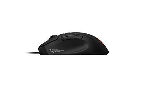 ROCCAT Kone Pure Owl-Eye - Ratón (Mano Derecha, Óptico, USB, 12000 dpi, 250 pps, Negro)