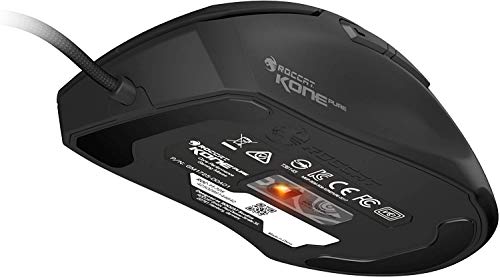 ROCCAT Kone Pure Owl-Eye - Ratón (Mano Derecha, Óptico, USB, 12000 dpi, 250 pps, Negro)