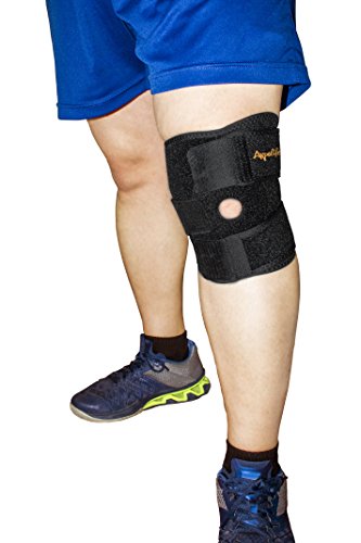 Rodillera Deportiva de Neopreno Ajustable - Rodillera Ortopédica Terapéutica para aliviar y prevenir lesiones. Rodillera Estabilizadora de Compresión para Menisco, Ligamento Lateral y Cruzado Anterior