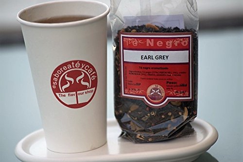 SABOREATE Y CAFE THE FLAVOUR SHOP Té Negro Earl Grey En Hebra Hoja A Granel Infusión Natural Energético 100 gr