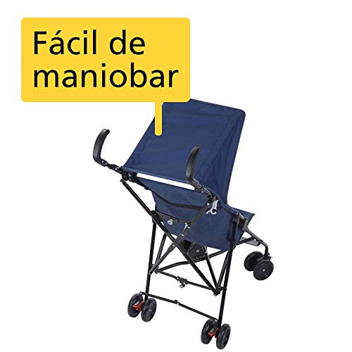 Safety 1st Peps Silla de Paseo ligera pesa solo 4,6 kg, plegable y compacta, Cochecito de viaje, con capota solar, color Blue Chic