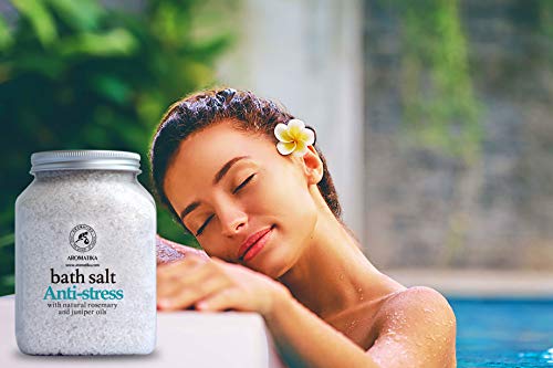 Sales de Baño Anti-Estrés 1300g - Poseen Propiedades Beneficiosas para Lograr Un Buen Descanso y Reducir el Estrés - Aplicaciones Cuidado Corporal - Belleza - Relajación - Aromaterapia - Spa