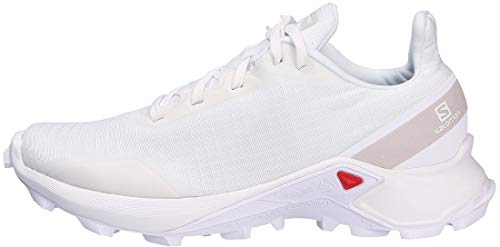 Salomon ALPHACROSS W, Zapatillas de Trail Running para Mujer, Color Blanco White White White, 40 EU