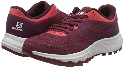 Salomon TRAILSTER 2 W, Zapatillas de Running para Asfalto para Mujer, Rojo (Rhododendron/Red Bud/Cayenne), 38 EU