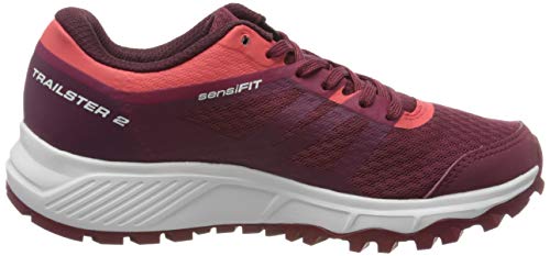 Salomon TRAILSTER 2 W, Zapatillas de Running para Asfalto para Mujer, Rojo (Rhododendron/Red Bud/Cayenne), 38 EU