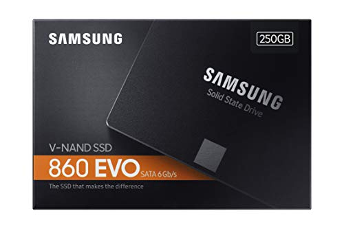 Samsung 860 EVO MZ-76E250B/EU - Disco duro sólido interno de 250 GB , color negro