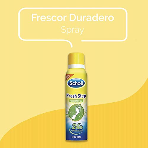 Scholl Fresh Step Desodorante para calzado Antitranspirante + Desodorante para Pies - 2x150ml