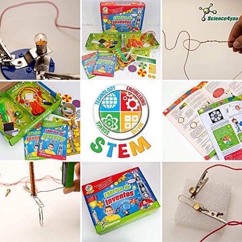 Science4you-5600983600225 Fábrica de Inventos, Juguete Educativo y Científico para Niños +8 Años, Multicolor, única (600225)