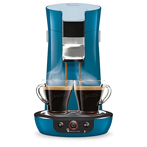 Senseo Viva Café HD6563/71 - Cafetera (Independiente, Máquina de café en cápsulas, 0,9 L, Dosis de café, 1450 W, Azul)