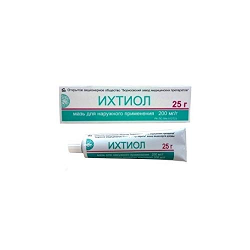 Set ahorro de 3 x 25 g de pomada de ichtyol contra inflamaciones, granos, espinillas, motociclistas.