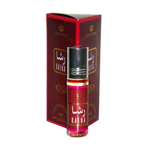 Set de 3 Almizcle Musc RASHA Al Rehab 6ML Perfumes de Mujer Perfumes Hombre Attar Perfume Sin Alcohol 100% de Aceite Almizcle Oud Roll on, NOTAS: Rosa, Floral, Flores Blancas, Ambar, Picante