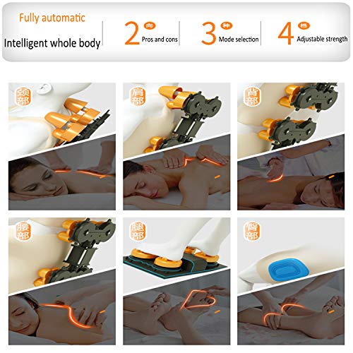 Sillón De Masaje Shiatsu Alta Gama Relax Zero Gravity, Sillón 3D Sin Estrés con Función De Calefacción Sillón De TV con Función De Masaje para La Espalda,Gris