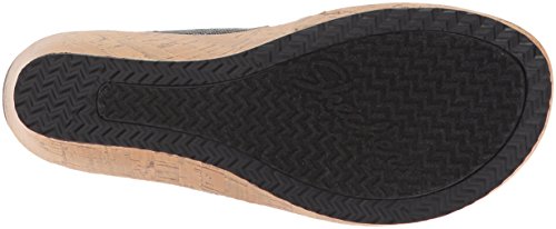 Skechers Beverlee-High Tea, Sandalias de Punta Descubierta para Mujer, Negro (Black), 39 EU