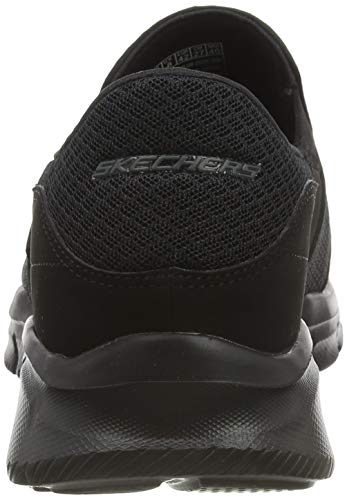 Skechers Equalizer Persistent, Zapatillas para Hombre, Negro (Black), 42 EU