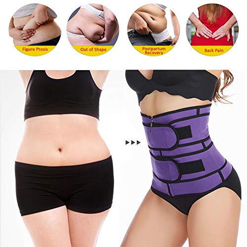 SKYSE Cinturón de Entrenador de Cintura para Mujer, Monos de Yoga, corsé, Moldeador Deportivo, recortador, Chalecos Abdominales