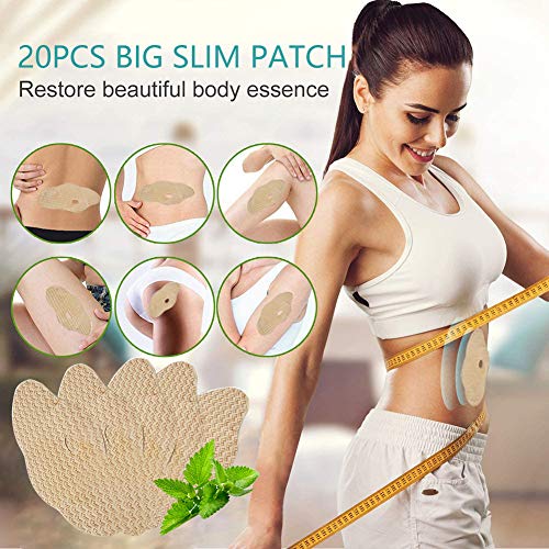 Slimming Patches, Parche Adelgazante, Etiqueta para Adelgazar, Ombligo Parche para Quemar Grasa, Abdominal Pérdida de Peso para la Belleza Corporal, Quemador de Grasa, Rápido y Seguro