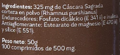 SOTYA - SOTYA Cáscara Sagrada 100 comprimidos 500mg