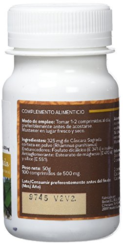 SOTYA - SOTYA Cáscara Sagrada 100 comprimidos 500mg