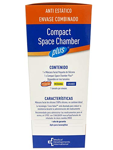 Space Chamber Camara Inhalacion + Mascarilla Neonatal (0-18 meses)