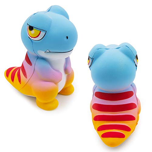 SPECOOL Antiestres Squishy Kawaii Dinosaurio Squishy Juguete Slow Rising Squeeze Perfumada Suave Antiestrés Regalo para Niños Adultos