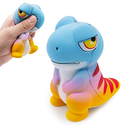 SPECOOL Antiestres Squishy Kawaii Dinosaurio Squishy Juguete Slow Rising Squeeze Perfumada Suave Antiestrés Regalo para Niños Adultos