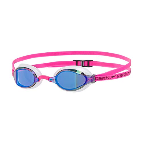 Speedo Fastskin Speedsocket 2 Mirror AU Gafas de natación, Unisex Adulto, Rosa/Azul, Talla única