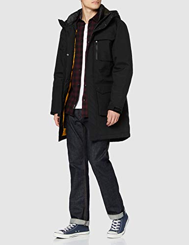 Springfield 4Ds.Parka Plumas INT Chaqueta, Negro (Black 1), X-Small (Tamaño del Fabricante: XS) para Hombre