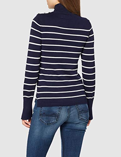 Springfield 7.J.Ap.T.Turtle Neck Jersey, Azul (Azul 19), Small (Tamaño del Fabricante: S) para Mujer